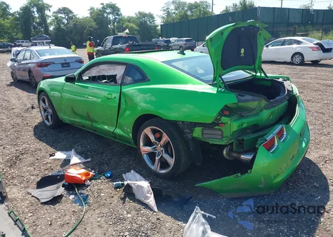 2011 Chevrolet Camaro 2Ss из США, поврежденный, VIN 2G1FT1EW2B9134451